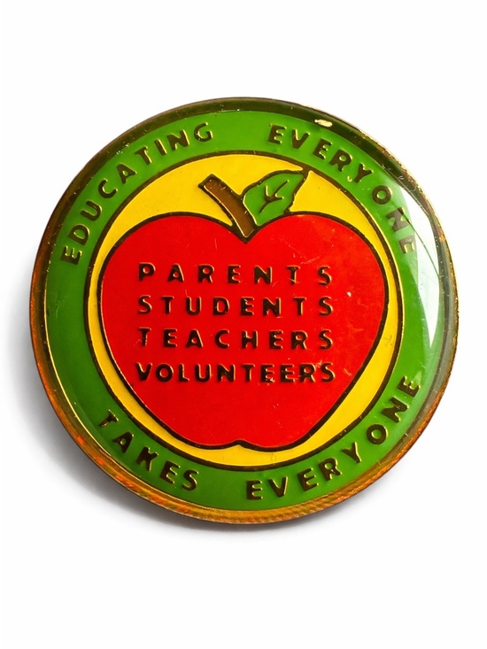 Jewelry - Vintage Educating Everyone Lapel Pin Parents Students Teachers Volunteers School